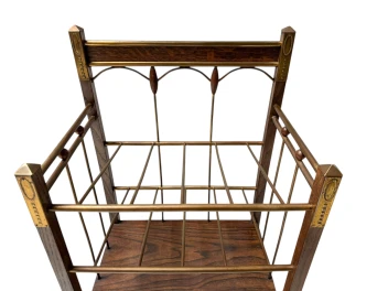 Arts & Crafts Art Nouveau Magazine Stand by Meubelmagazijn Rembrandt Amsterdam